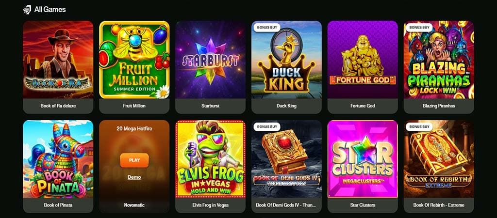 Game hall, Cashwin Canada, Cashwin casino